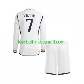 Fußballtrikots Real Madrid Vinicius Junior 7 Kinder 2023-2024 Langarm Heimtrikotsatz kaufen